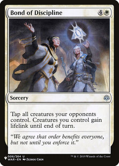 Bond of Discipline (WAR-6)