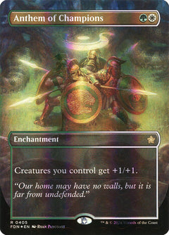 Anthem of Champions (Borderless - Mana Foil)