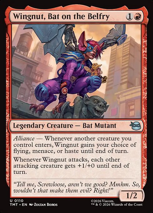 Wingnut, Bat on the Belfry - Nonfoil