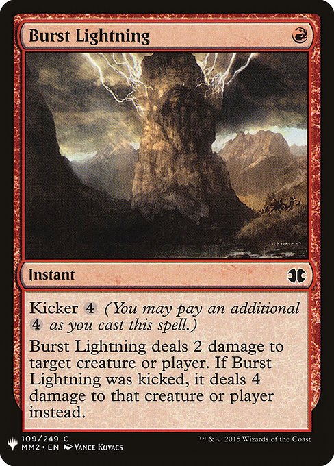 Burst Lightning - Nonfoil