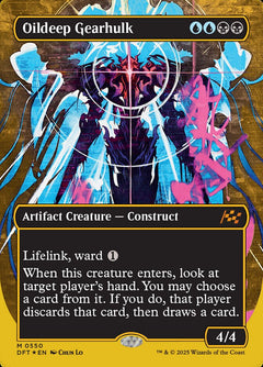 Oildeep Gearhulk (Borderless - Gold Foil)