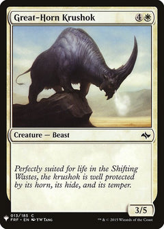 Great-Horn Krushok (FRF-13)