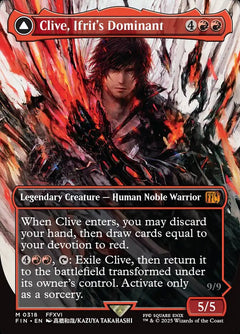 Clive, Ifrit's Dominant // Ifrit, Warden of Inferno (Borderless 318)