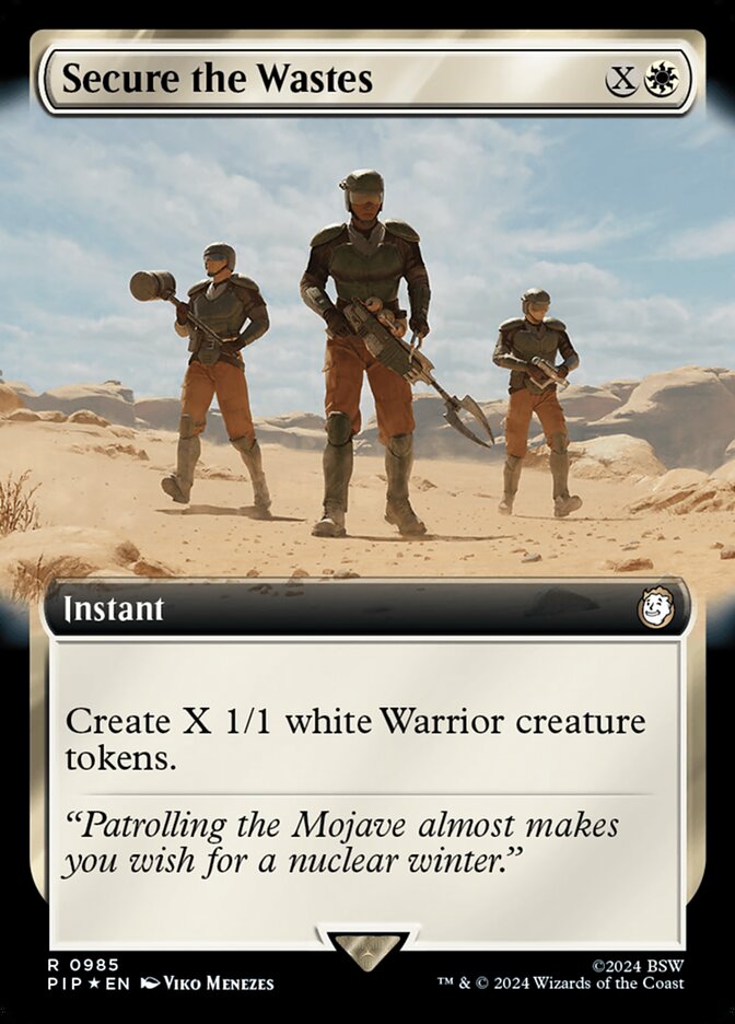 Secure the Wastes (Extended Art - Surge Foil)