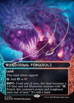 Wandering Fumarole (Borderless - Galaxy Foil)