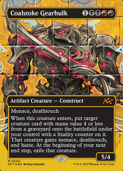 Coalstoke Gearhulk (Borderless - Gold Foil)
