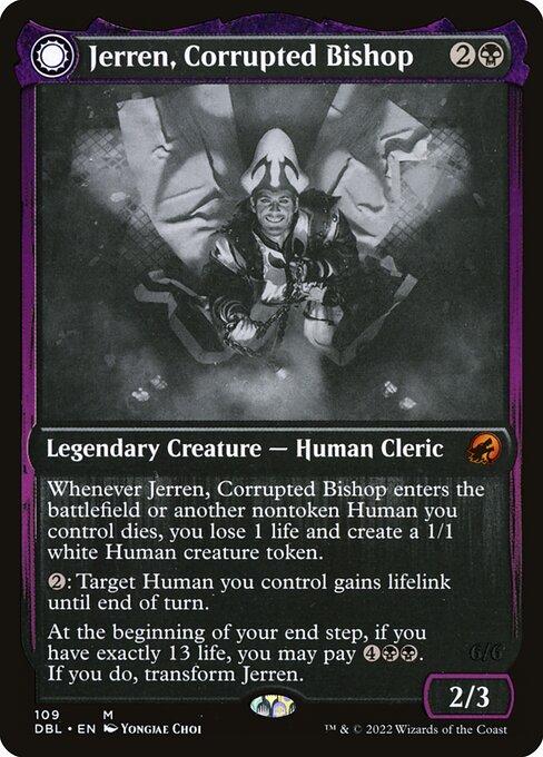 Jerren, Corrupted Bishop // Ormendahl, the Corrupter - Nonfoil
