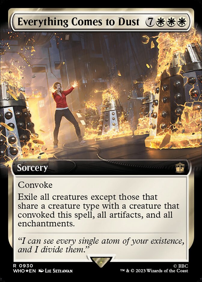 Everything Comes to Dust (Extended Art - Surge Foil)