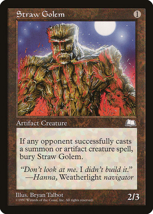Straw Golem - Nonfoil