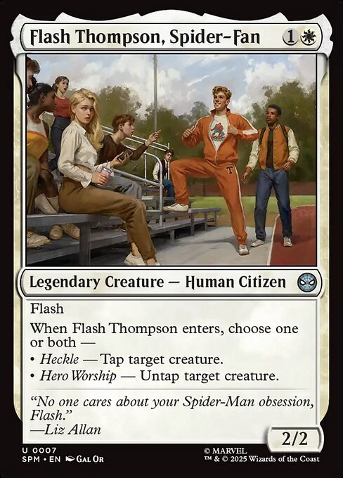 Flash Thompson, Spider-Fan - Nonfoil