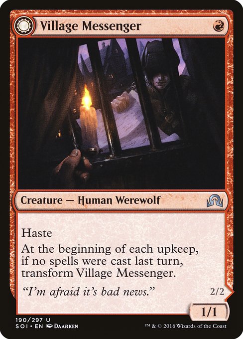 Village Messenger // Moonrise Intruder - Nonfoil