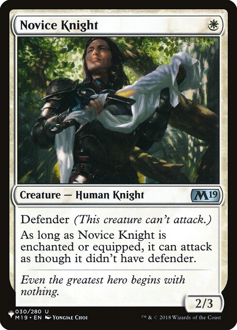Novice Knight - Nonfoil