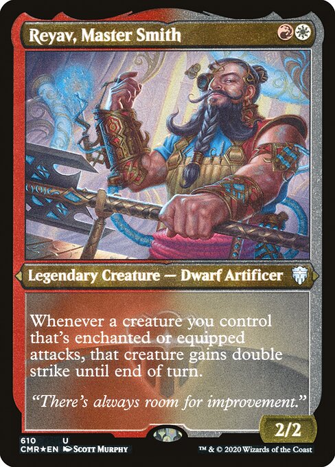 Reyav, Master Smith - Etched
