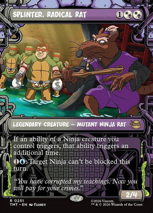 Splinter, Radical Rat - Nonfoil