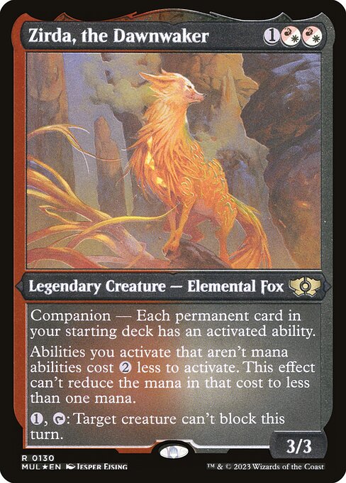Zirda, the Dawnwaker - Etched