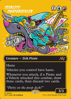 Fearless Swashbuckler (Borderless - Gold Foil)