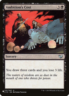 Ambition's Cost (C15-113)