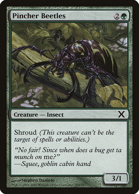 Pincher Beetles - Nonfoil