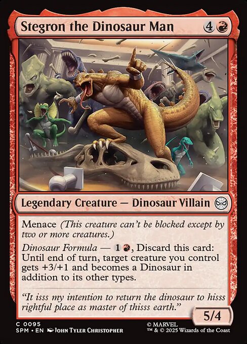 Stegron the Dinosaur Man - Nonfoil