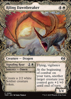 Riling Dawnbreaker // Signaling Roar (Draconic Showcase)