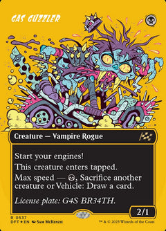 Gas Guzzler (Borderless - Gold Foil)