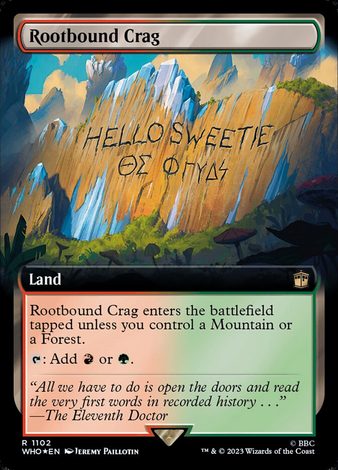 Rootbound Crag (Extended Art - Surge Foil)