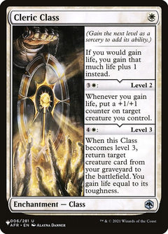 Cleric Class (AFR-6)