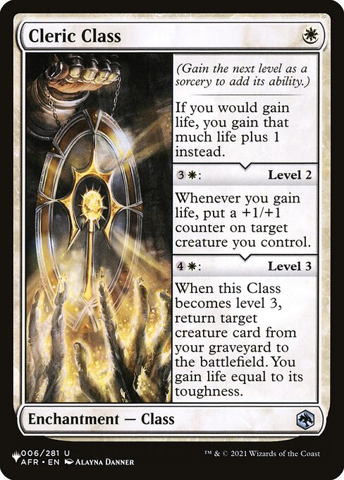 Cleric Class - Nonfoil
