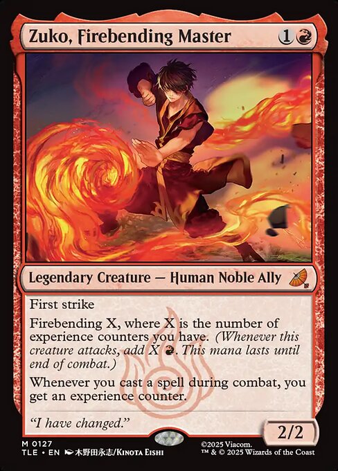 Zuko, Firebending Master - Nonfoil