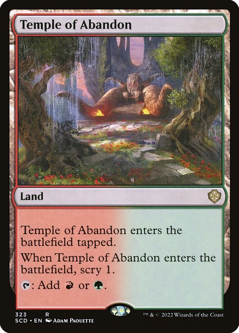 Temple of Abandon - Nonfoil