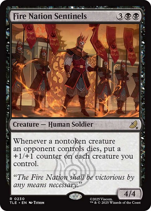 Fire Nation Sentinels - Nonfoil