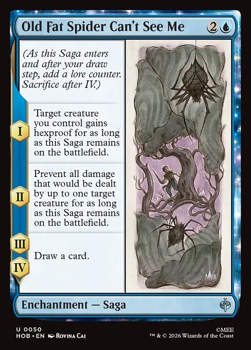Old Fat Spider Can't See Me