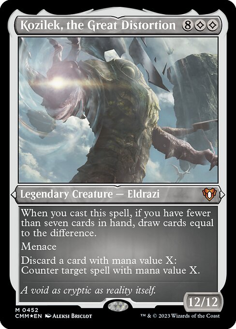 Kozilek, the Great Distortion - Etched