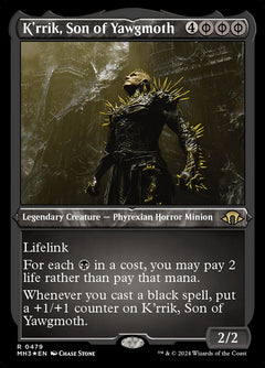 K'rrik, Son of Yawgmoth (Etched Foil)