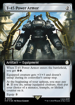 T-45 Power Armor (Extended Art - Surge Foil)