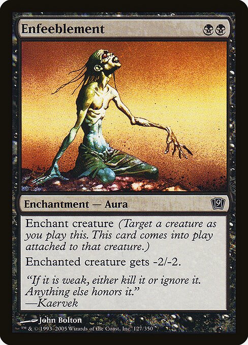 Enfeeblement - Foil