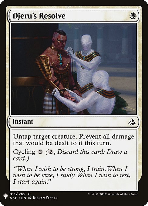 Djeru's Resolve - Nonfoil
