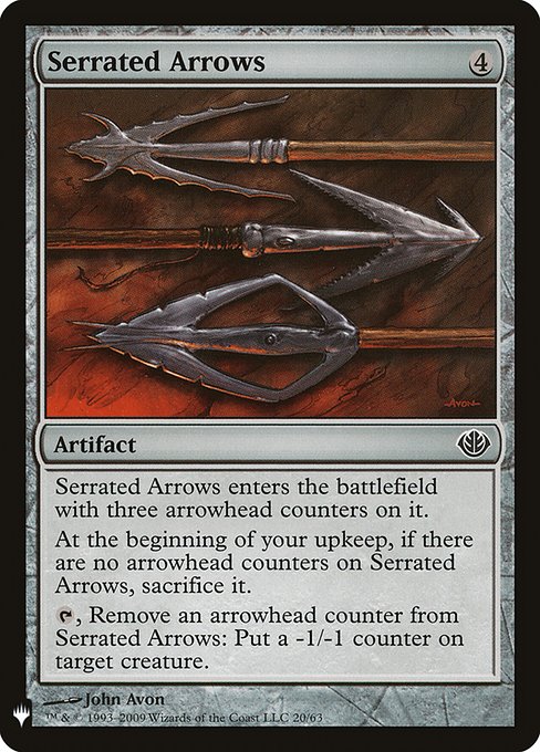 Serrated Arrows - Nonfoil