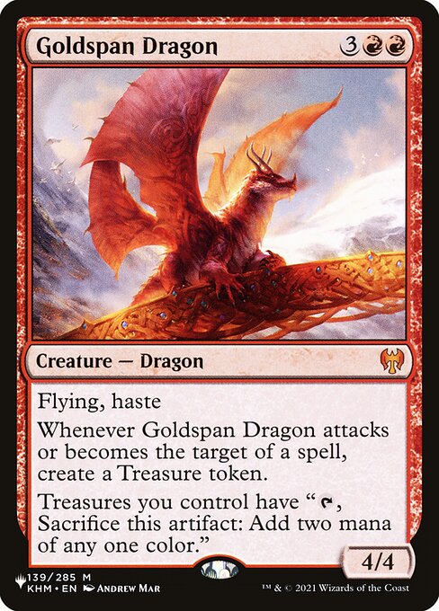 Goldspan Dragon - Nonfoil