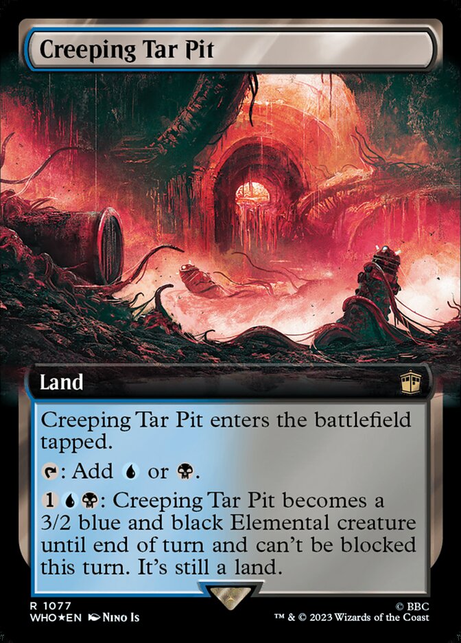 Creeping Tar Pit (Extended Art - Surge Foil)