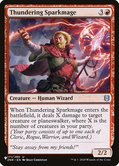 Thundering Sparkmage (ZNR-171)
