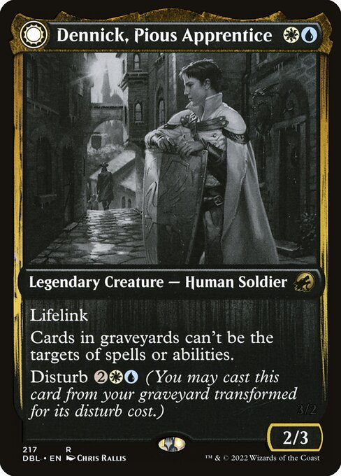 Dennick, Pious Apprentice // Dennick, Pious Apparition - Nonfoil