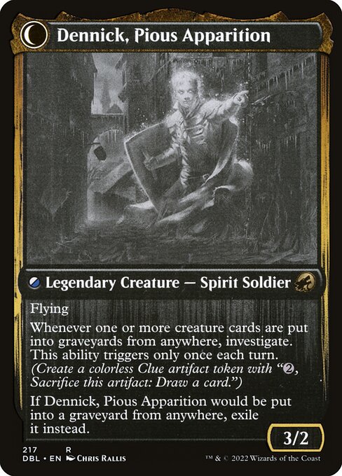 Dennick, Pious Apparition (back)