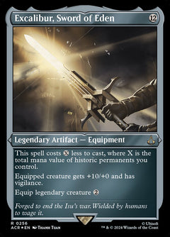 Excalibur, Sword of Eden (Etched)