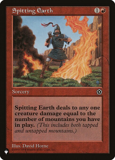 Spitting Earth - Nonfoil