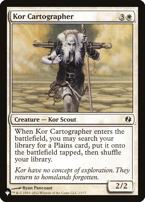 Kor Cartographer - Nonfoil