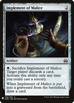 Implement of Malice (AER-159)