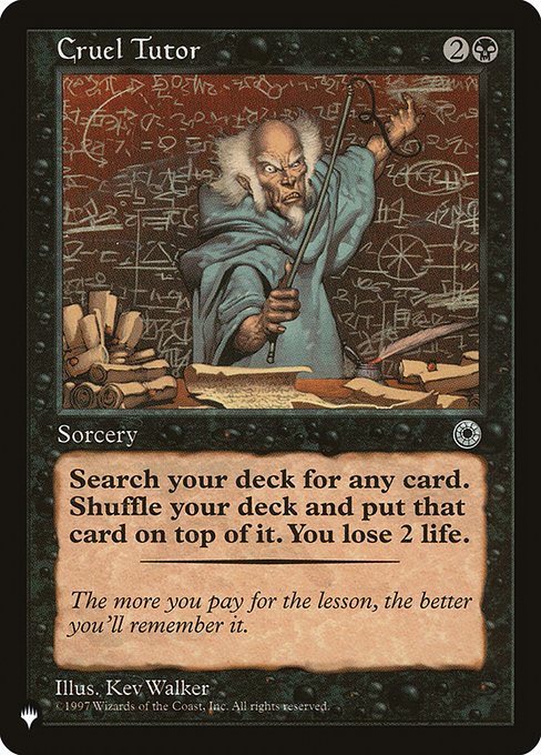 Cruel Tutor - Nonfoil