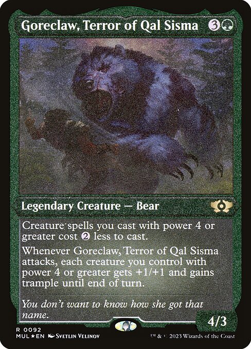 Goreclaw, Terror of Qal Sisma - Etched