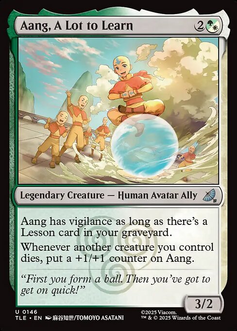 Aang, A Lot to Learn - Nonfoil
